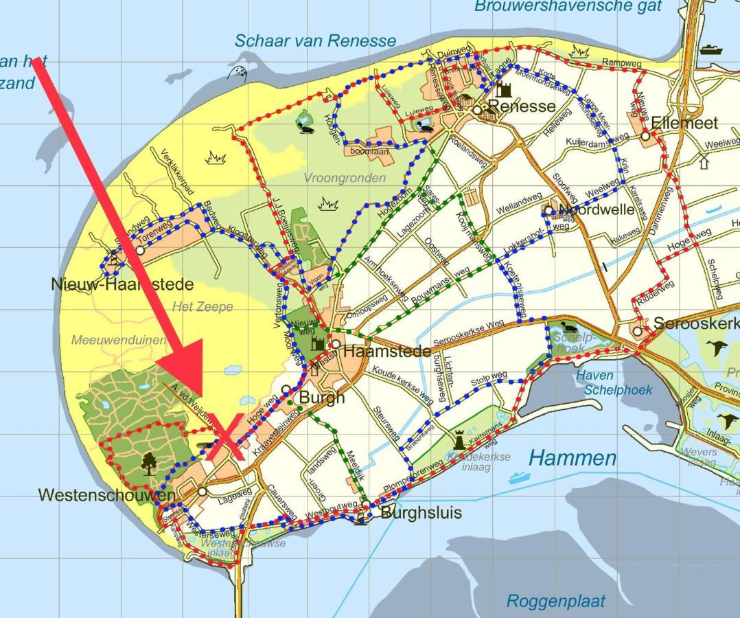 Heerlijk Vrijstaand Huis Aan De Duinen Burgh-Haamstede Bagian luar foto